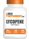 BulkSupplements.com Lycopene Softgels - 리코펜 보충, 산화 방지제 보충 - 글루텐 무료, 봉사 당 1 Softgel (20mg), 120 Softgels (팩 1)