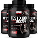 동력 인자 시험 X180 Boost, 남성을 위한 테스토스테론 승압기 그리고 에너지 보충교재, 부스트 에너지, 증가 stamina, 및 D-Aspartic 산과 Fenugreek, 120 조사와 더불어 Vitality를 강화하십시오 ( 3)의 포장