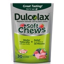 Dulcolax 연약한 Chews Saline Laxative 혼합 베리 (60ct & 30ct) 1200mg 마그네슘 Hydroxide Gentle 변비 기복