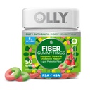 OLLY 섬유 거미 반지, 5g FOS Prebiotic 섬유, 소화 건강 보충교재, * Strawberry 수박 맛, 25 일 공급 - 50 조사