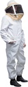Mann Lake Deluxe Bee Suit, 지퍼로 고정 된 광장 베일, 내구성 50 / 50 코튼 / 폴리 에스테르 혼합, Bee Protection Suit, 성인을위한 전문 Beekeeping Suit, 대형