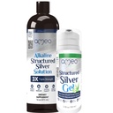 Ameo Life Colloidal Silver Gel with Aloe Vera & Colloidal 실버 액체 번들
