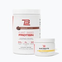 TB12 식물 근거한 힘 & Hydration 뭉치 (Chocolate 단백질 분말 & Lemonade Electrolytes), 지원 근육 회복 & Hydration, 낙농장 자유로운, 비 GMO, Soy 자유로운