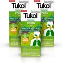 TUKOL Naturals Elderberry Syrup with Vitamin C, D 및 아연, 성인 및 청소년을위한 자연 꿀과 면역 지원 보충, Immunity & Antioxidant Support, 6oz, 3 팩