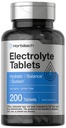 Horbäach Electrolyte Tablet | 200 개 | 채식주의 | Keto-Friendly | Non-GMO 및 글루텐 무료 히어로션 보충교재