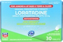 Rite Aid Kid's Non-Drowsy Allergy Relief, Loratadine 10mg, 민트 맛 - 30 정제 | 구강 분해 탭 | 6세 이상