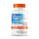 의사의 최고의 높은 흡수 CoQ10, 심장 및 에너지 지원, USP 인증, 자연적으로 Fermented CoQ10, 비 GMO 글루텐 무료, Soy Free, Vegan 180 Veggie Caps
