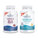 Nordic Naturals 스타터 팩 - 비타민 D3 + K2 Gummies, Ultimate Omega