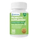WELMATE Bifidobacterium - Probiotic 보충교재 - 지원 Gut 건강 - 면역성이 있는 지원 - 소화 효소 - 글루텐 자유로운 - Vegan - 남자 & 여자 Probiotic - 가치 크기 - 200 조사