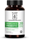 BIO-ESSENTIALS, Rebalance Probiotic Supplement - Ian Stern 공식화 - 우수한 소화 및 면역성을 위해 - W / 유기 Prebiotic & L 글루타민 - 20 억 CFU - 60 캡슐