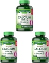 비타민 D3 5000 IU를 가진 성격의 간 흡수성 칼슘 1200 mg | 120 Softgels | 칼슘 탄산염 | 비 GMO 글루텐 자유로운 보충교재 (포장 3)