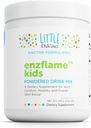 Little DaVinci Enzflame Kids - 근육과 합동 안락, 기동성 및 면역력을 지원하는 분말 음료 혼합 보충교재 * - 칼슘, 나트륨, 효소, DMG 및 더 많은 - 주황색 풍미 - 30의 서빙