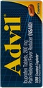 Advil 고통 Reliever/Fever 흡진기 200mg 모자 - 100 Ct, 3 팩