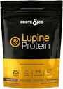 Prote&Co Lupin Protein - Vegan Plant 기반 단백질 분말 24g. 비 GMO, 추가 설탕 없음, Lactose 무료, 글루텐 무료, Soy 무료. 20 서빙 - 초콜릿
