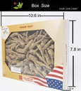 DOL Hand-Selected American Wisconsin Farmed Ginseng Root Medium&Large 美国 Medium州 西西花 花花 | 숭배 된 위스콘신 미국 인삼 (Medium 16oz/Box)