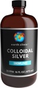 지구 클리닉 ® 콜로이드 실버 20 PPM, 16oz (473mL), 큰 호박색 유리 병 - 면역 지원