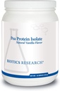 Biotics Research Pea Protein Isolate 천연 바닐라 맛, 쉽게 물 또는 주스, 프리미엄 완두 단백질, 21 그램 세척 당 깨끗한 단백질 16 온스