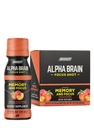 ONNIT 알파 뇌 초점 샷, 복숭아 맛, Nootropic 다이어트 보충 음료 에너지, 초점 및 무드, IGENTM 비 GMO 테스트, 2.5 fl oz, 6 카운트 지원