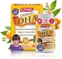 CATALO 아이들의 DHA 공식 물고기 기름은, Chewable Softgels, 봉사 당 200mg DHA, 뇌 기능 & 눈 발달을 위한 아이를 위한 자연적인 주황색 풍미, 가지고 가기 쉬운, 50 Softgels