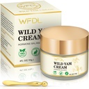 Red Clover, Moisturizing Cream for Women, Applicator (4 Ounce)와 유기 야생 Yam 크림