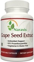 Naravis 포도씨 추출물 400mg - 95% Proanthocyanidins를 가진 120의 채식 캡슐 - 자연적인 비 GMO 산화제 보충교재 - Optimal 산화를 억제하는 지원을 위한 Grapeseed 추출물 캡슐