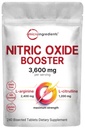 남성 및 여성 3,600mg, 240 Bisected Tablets|80 서빙|L-Arginine & L-Citrulline의 최대 강도 산화 부스터 | 근육, 순환 및 심장 건강 지원