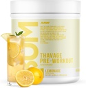 RAW Pre Workout Powder, Thavage (Lemonade) - 남성 및 여성을위한 Chris Bumstead 스포츠 영양 보충 - Cbum Pre Workout for Working Out, Hydration, Mental Focus & Energy - 40 서빙