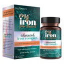 MyIron ProClinical by 순수성 제품 - 철 (Ferrous Bisglycinate Chelelate) + 비타민 C (PureWay-C) - Stomach에 Gentle - 통제되는 흡수 - 건강한 빨간 혈액 세포를 승진시킵니다 - 30 조사 (1)