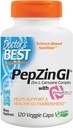 의사 최고의 아연 Carnosine Complex 와 Pepzin Gi Veggie Caps, 120 조사