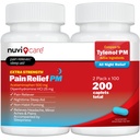 추가 강도 통증 완화 PM - Acetaminophen 500mg & Diphenhydramine 25mg - Tylenol PM Extra Strength Sleep Aid와 비교 - 야간 통증 및 통증을위한 성인 PM Pain Reliever (100 정제)
