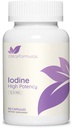 높은 효능 칼륨 Iodine 보충교재 - 칼륨 Iodide USP와 자유로운 Iodine 캡슐 12.5mg 정확한 노출량 혼합 - Thyroid 에너지 & 면제 (3 달)를 위한 Lugol의 보충교재에 캡슐 대안