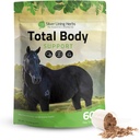 Silver Lining Herbs Total Body Horse는 정신 및 전반적인 건강을 위한 분말을 보충합니다 - 말을위한 더 나은 피부 & 건강한 외투 - 자연적인 초본 Equinity 말 보충교재 - 1개 lb 부대를 승진시키기