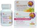 vH Essentials Probiotics with Prebiotics and Cranberry Feminine 건강 보충 - 60 캡슐 1 팩
