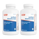 럭비 나트륨 중탄산염 650 mg Antacid 정제 - Heartburn, Sour Stomach & Indigestion, 1000 조사 (2 팩)를 위한 기복