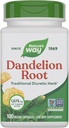 Nature's Way Dandelion Root, 전통 Diuretic Herb*, Vegan Dandelion Root Capsules, 100 카운트 (패키지 5 월 Vary)