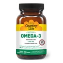 국가 생활 Omega-3 물고기 기름 보충교재, 10000mg, 180mg EPA & 120mg DHA의 물고기 기름 농축물, Burpless, 50 Softgels의 증명한 글루텐 자유로운