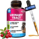 Cat & Dog Urinary Tract 감염 치료 & 자연적인 UTI 약 Cranberry & D-Mannose -Kidney+Bladder 지원 - 제일 Incontinence, Bladder 돌 - 애완 동물 Renal 건강 & 배려 하락