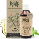 AKSHAR Ayurveda - Tulsin Syrup, Licorice, Ginger, Turmeric, Basil, Malabar Nut - 호흡 렁 건강 보조 식품, Mucus Relief & Bronchial Wellness Syrup (6.8 fl oz)