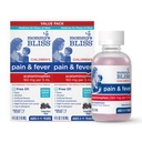 Mommy's Bliss Children's Pain and Fever Reducer, Kids Acetaminophen, 염료 무료, 맛있는 혼합 베리 맛, 나이 2 +, 4 유체 Ounces (패키지 2)