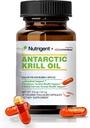 남극 Krill 기름 350 mg의 액체 채워진 유기 캡슐, Omega-3 EPA, DHA, Astaxanthin 및 Phospholipids 보충교재, 지원 심장, 뇌 & 합동 건강, 물고기 Aftertaste 없음, 30 조사