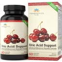 Uric Acid Support Formula | 고급 우릭산 Cleanse & Kidney Support Supplement - Tart Cherry Concentrate, Celery Seed Extract + 12 더 높은 Potency 성분, 60 Veggie 캡슐 포함