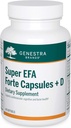 Genestra 브랜드 슈퍼 EFA Forte 캡슐 + D | 인지, 심혈관 및 관절 건강 지원 물고기 오일 공식 | 60 Softgels
