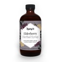 Hany's Harvest Elderberry Herbal Syrup – 8 fl oz | 모든 자연 웰니스 토닉, 애플 아이더 포도, 원시 꿀 & Elderberry | 비 GMO, 글루텐 프리, 수공예