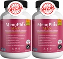 MenoPhix Max Premium Menopause 지원 보충교재, 40의 지위 CFU의 여분 힘, 180의 캡슐 (2)
