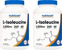 Nutricost L-Isoleucine 2000mg, 병당 240 캡슐 (2 병)