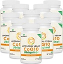 1000mg Liposomal CoQ10 Ubiquinol, 600 Vegan Softgels, 높은 흡수 Ubiquinol CoQ10 보충교재, 심장 기능 & 에너지 생산을 위한 Coenzyme Q10의 활동적인 산화 방지제 모양