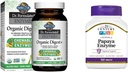Papain, Bromelain & 21st Century Papaya Enzyme Chewable Tablets, Tropical, 100 Count가있는 생명 박사의 정원