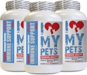 나는 고양이를위한 내 PETS LLC 심장 건강 - CAT 면역 지원 - 부스터 - 건강한 보충 - 고양이 심황 - 180 치료 (3 병)