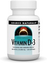 Source Naturals 비타민 D-3, 지원 뼈 & 면역 건강 *, 250 mcg (10,000 IU) - 60 Softgels