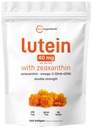 마이크로 성분 루테인 & Zeaxanthin 40mg Softgels, Astaxanthin, Omega-3s, & Phospholipids와 더불어 240의 조사 | 눈 + 시각 건강 비타민 | 세번째 당 시험되는, 비 GMO, 글루텐 자유로운
